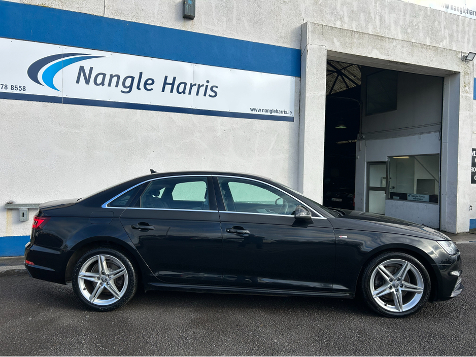 2018 Audi A4 2.0 TDI S LINE . FINANCE AVAILABLE. TRADE IN WELCOME. www.nangleharris.ie. ALL CARS CHECKED WITH MOTORCHECK.IE CALL 01 5620011 €21,900