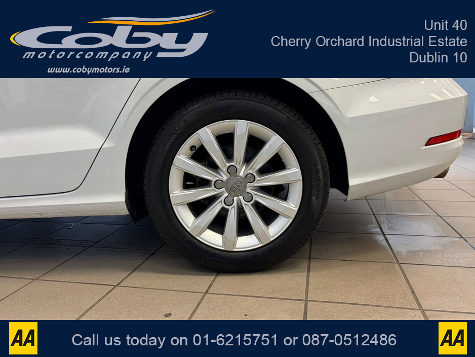 2015 Audi A3 1.4 Petrol Auto Saloon 4DR. New NCT done before collection, Reverse Camera, Dual Climate Control, MFSW, Cruise Control, Sat Nav, Handsfree, Parking Sensors, Paddle Shift and more. €13,750