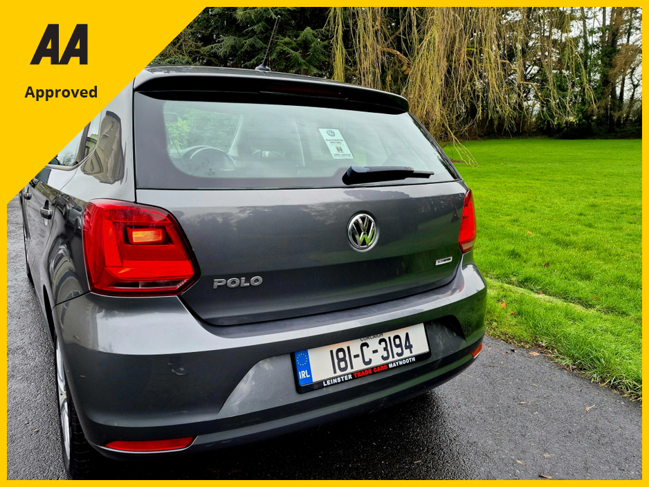 2018 Volkswagen Polo Comfortline 1.0 60HP MANUAL 5SPEED 5DR €11,995
