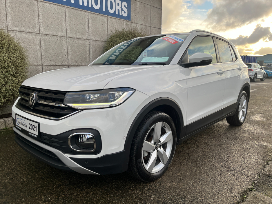 2021 Volkswagen T-Cross STYLE AUTOMATIC 1.0 PETROL //HALF LEATHER SEATS//KEYLESS ENTRY//ADAPTIVE CRUISE CONTROL//REVERSE CAMERA// €22,950