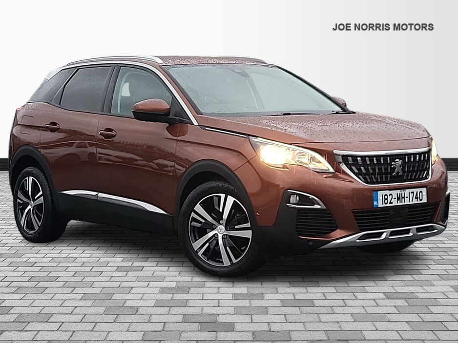 2018 Peugeot 3008 1.2 PURETECH 130BHP ALLURE 5DR AUTO €18,950