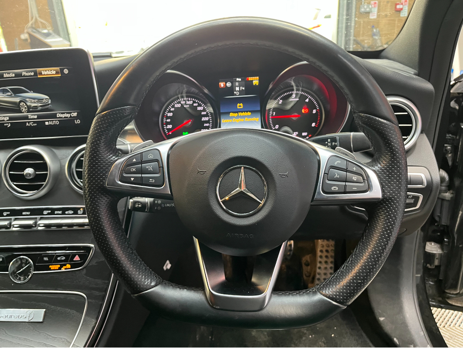 2019 Mercedes-Benz C Class 2018 MERCEDES-BENZ C220D C CLASS AUTOMATIC AMG-LINE LAUREUS EDITION 2.2 AUTOMATIC / REVERSE CAMERA / CRUISE CONTROL / PADDLE SHIFTERS / ELECTRIC MEMORY & HEATED SEATS €24,950
