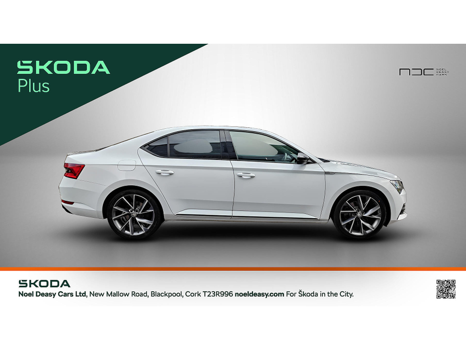 2023 Skoda Superb SPORTLINE 2.0 TDI 150 BHP- HEATED F+R SEATS-VIRTUAL COCKPIT- SUNROOF-2 YEAR SKODA WARRANTY €36,950