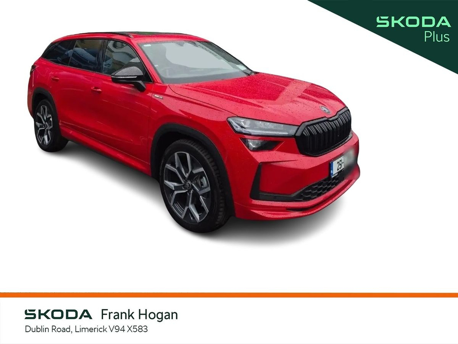 2025 Skoda Kodiaq SPORTLINE 2.0TDI 150HP DSG 20" VEGA WHEELS Call Cormac on 0861736180 €62,900