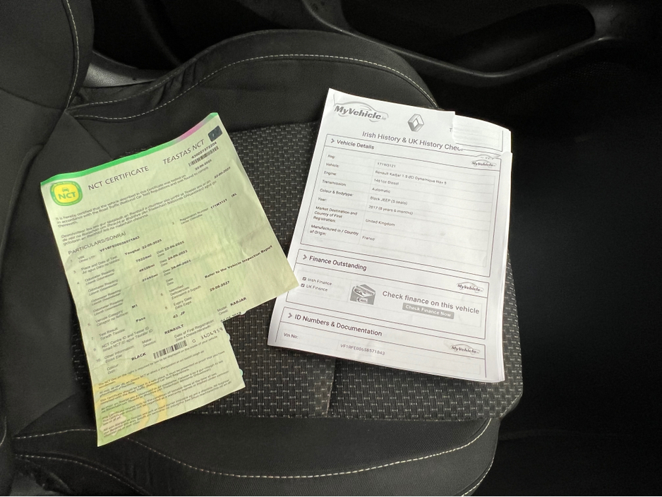 2017 Renault Kadjar 1.5 DCI DYNAMIQUE NAV 5 5DR A 110BHP AUTO €13,900