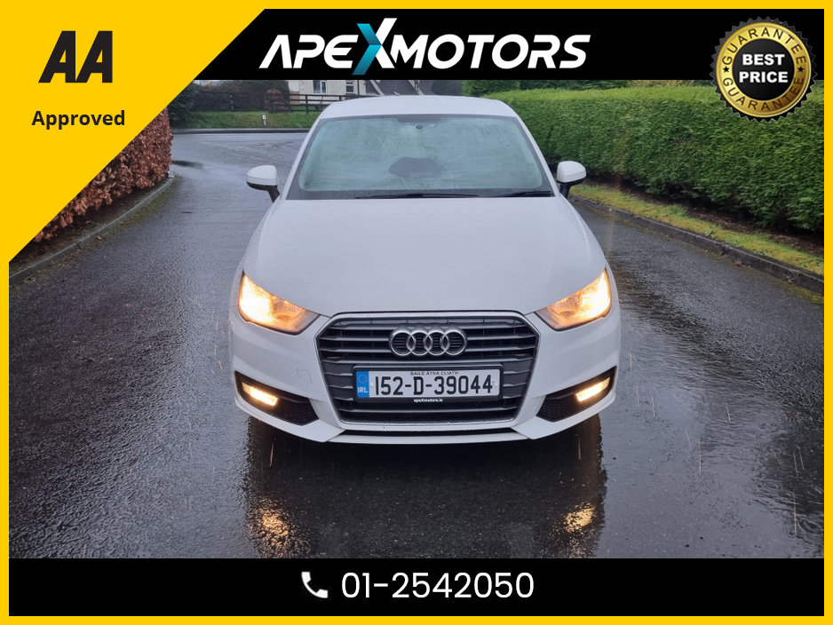 2015 Audi A1 FINANCE ARRANGED * TDI SPORT 116PS 5DR * NEW NCT NOV-26 * IMMACULATE * AA APPROVED * 101 SAFETY CHECKLIST * TOP-SPEC 5DR HATCH * LOW TAX * 12-MONTH ROADSIDE ASSIST* VERY CAREFUL OWNER *CARTELL HISTORY €9,449