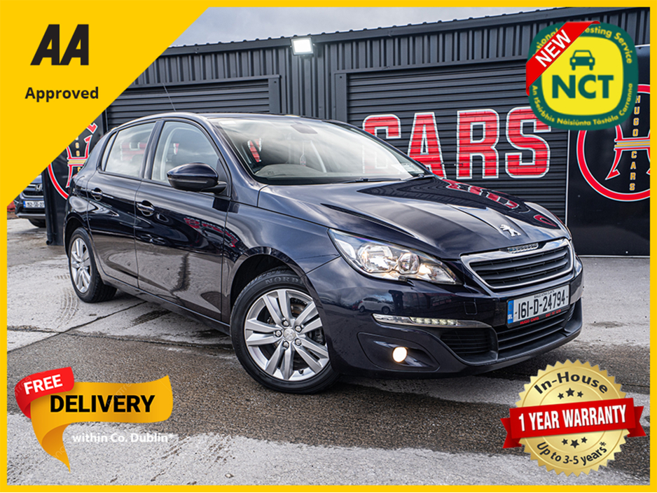 2016 Peugeot 308 2016 Peugeot 308 1.6hdi/New NCT/1yr warranty €10,888