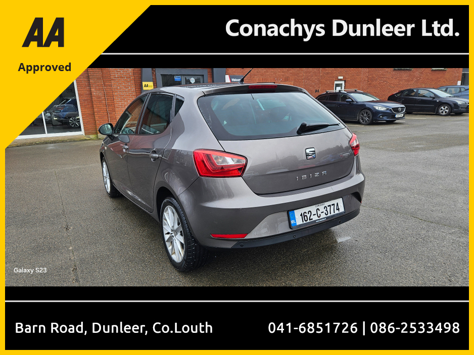 2016 SEAT Ibiza 5DR 1.0 MPI 75HP SPORT 4DR €8,950