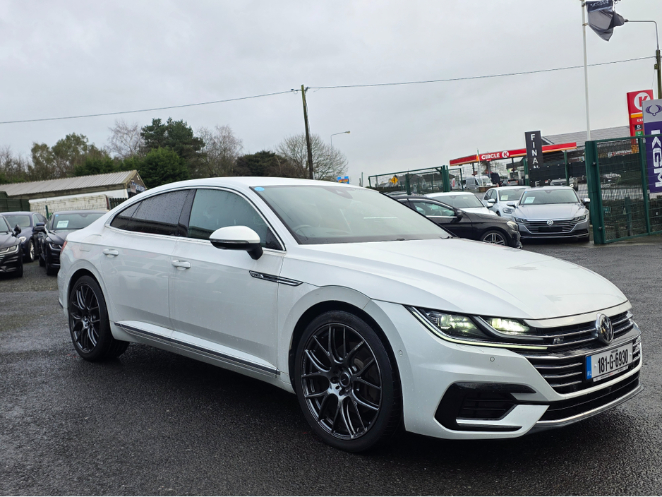 2018 Volkswagen Arteon 2.0 TSI R LINE EDITION 4 MOTION 280BHP - VIRTUAL DASH- FULL LEATHER HEATED ELECTRIC SEATS - SAT NAV - CARPLAY ANDROIDAUTO - BLIND SPORT - 360 PARKING SENSORS  - SELF PARKING ASSIST - 360 CAMER €27,950