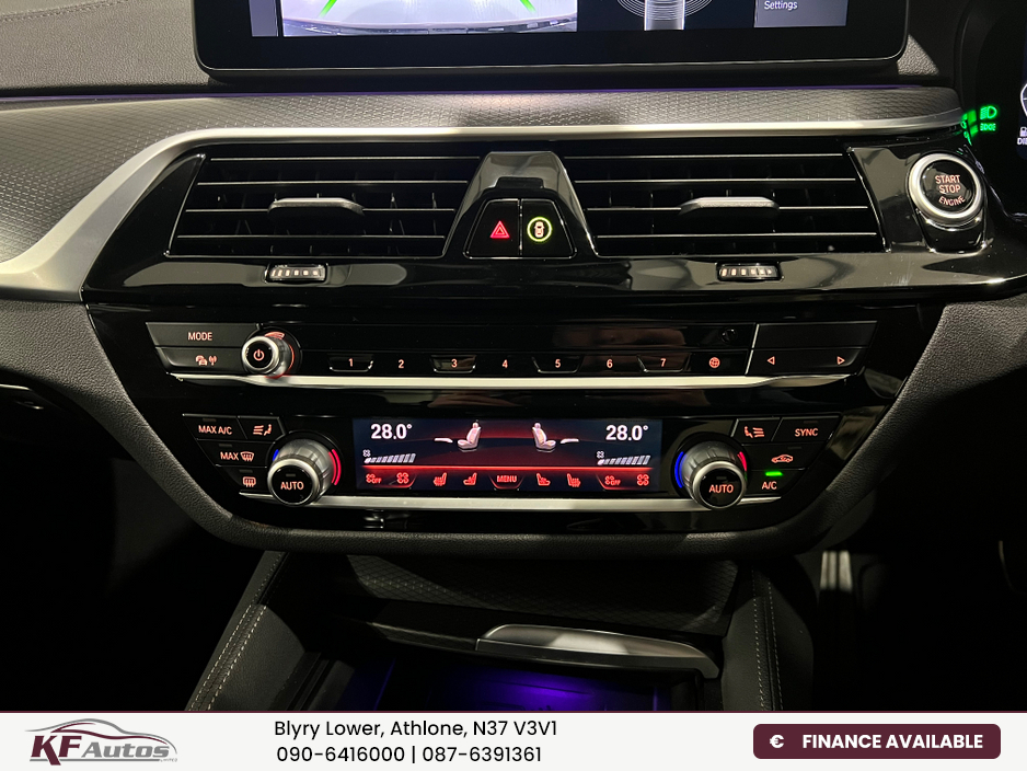 2022 BMW 5 Series 520d G30 LCI M Sport 2L Diesel 190bhp 4dr Auto - 222 Reg €42,995