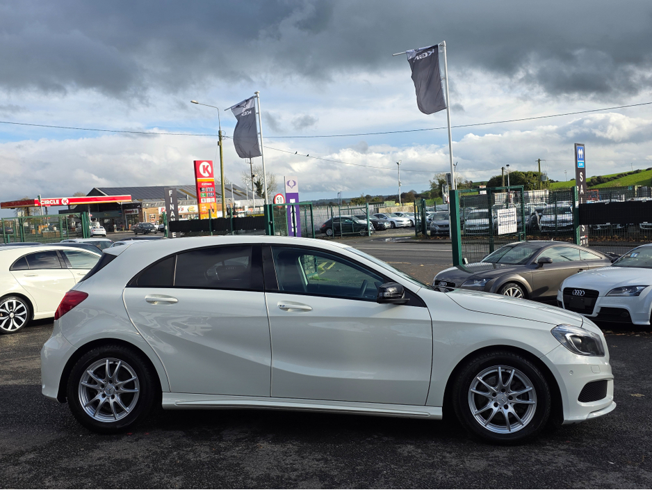 2013 Mercedes-Benz A Class ( 132 REG ) A180 AMG INTERIOR FULL LEATHER  HEATED ELECTRIC SEATS / HI SPEC  LOW ROAD TAX BAND / SIMI DEALER €13,450