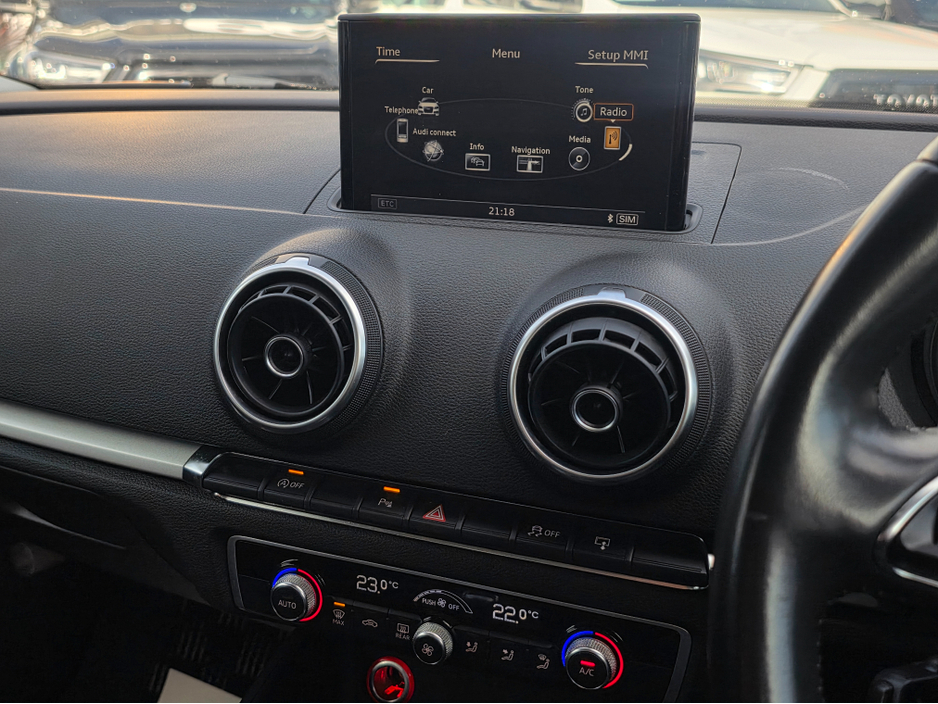 2014 Audi A3 SALOON 1.4 TFSI REV CAMERA - PARKING SENSORS - ALLOYS - LOW TAX BAND LOW MILEAGE €14,750