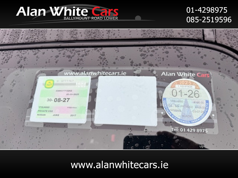 2017 Nissan Juke 1.5 SV PREMIUM 4DR €10,950