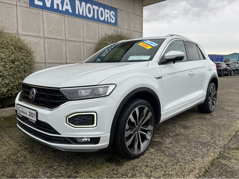 2021 Volkswagen T-Roc R-LINE AUTOMATIC 2.0 DIESEL //LOW MILES//HALF LEATHER SEATS//ADAPTIVE CRUISE CONTROL//REVERSE CAMERA//KEYLESS ENTRY// €27,950