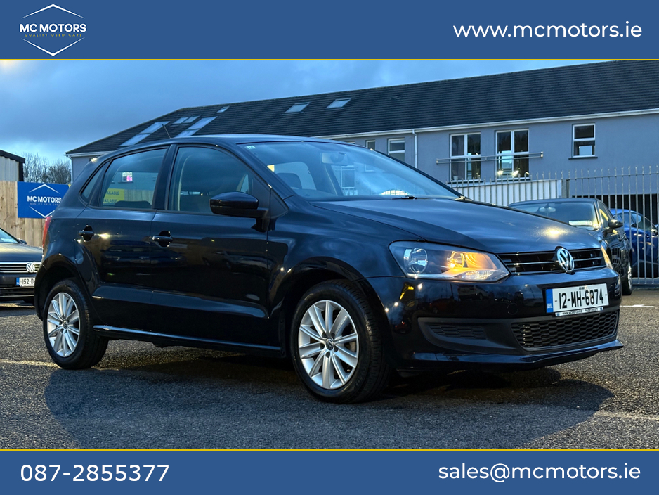 2012 Volkswagen Polo 6 MONTH WARRANTY + NCT + TAX €8,950