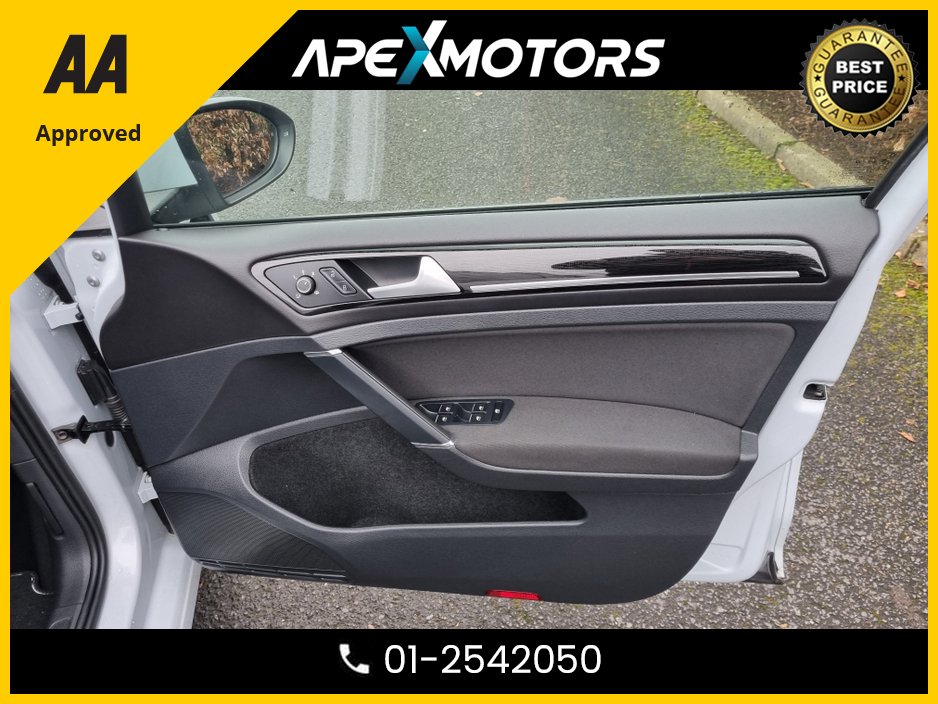 2018 Volkswagen Golf FINANCE ARRANGED * BEAUTIFUL PEARL WHITE ( NEW COLOUR)  * 1.4 HIGHLINE  * AUTOMATIC * AA APPROVED  * 101 SAFETY CHECKLIST * 12-MONTH ROADSIDE ASSIST  * IMMACULATE * TOP-SPEC * LOW LOW KMs * ADAPTIVE C €19,949