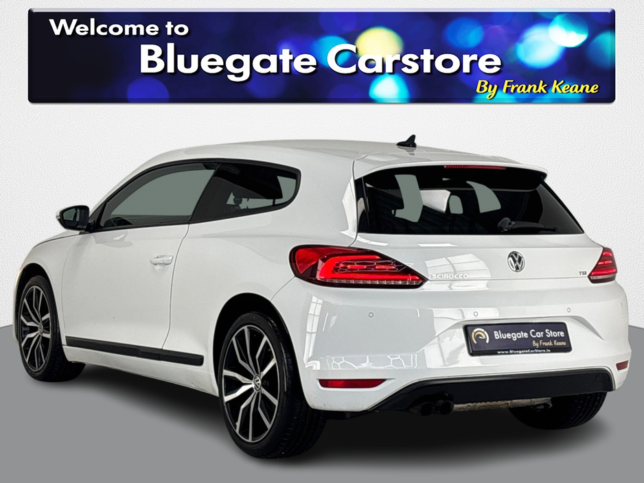 2016 Volkswagen Scirocco SPORT 1.4 TSI MANUAL**MULTIFUNCTIONAL STEERING WHEEL**18"ALLOYS**DUAL CLIMATE CONTROL**KEYLESS START**DIGITAL MEDIA DISPLAY**PARKING SENSORS**ISOFIX**FINANCE AVAILABLE** €14,995