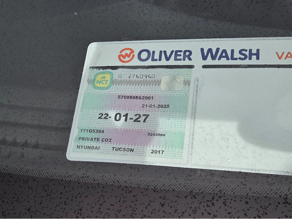 2017 Hyundai Tucson 1.7 CRDI SE NAV BL/DR 5 5DR €13,950