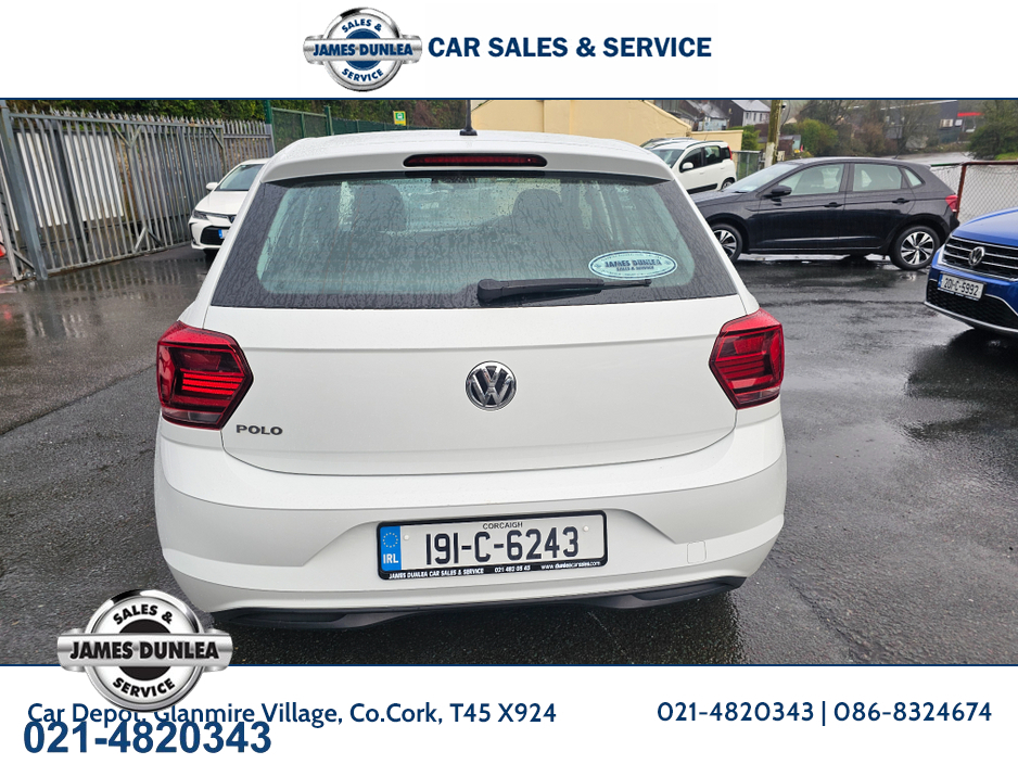 2019 Volkswagen Polo TRENDLINE 1.0 MANUAL 5SPEED 65HP 5DR €14,950