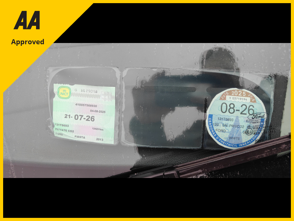 2013 Ford Fiesta 2013 ZETEC 1.25  Petrol 128,500 Kilometers €7,500