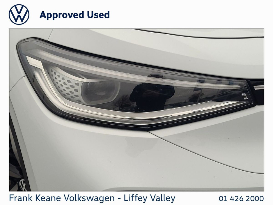 2024 Volkswagen ID.4 77KWH PRO PLUS 286BHP *PANORAMIC GLASS ROOF* *DRAMMEN ALLOYS* *GLACIER WHITE* *LONGER RANGE* *ELECTRIC TAILGATE* *IQ HEADLIGHTS* *REAR VIEW CAMERA* *PCP AVAILABLE FROM €372PM* *BATTERY CERTIFIED* €35,995