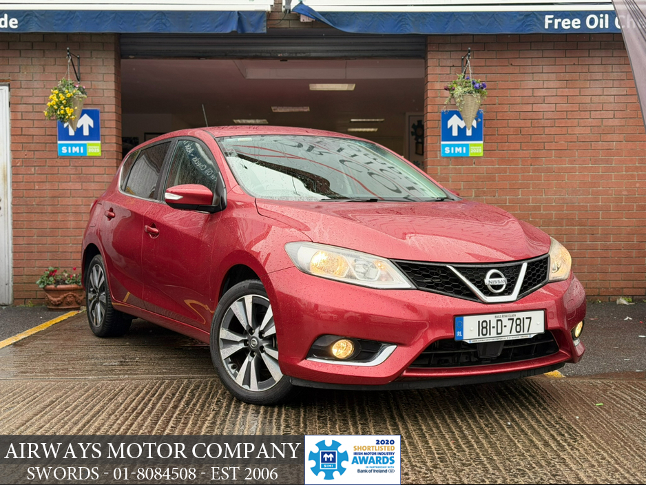 2018 Nissan Pulsar 1.2 SV EXECUTIVE 5DR - LOW KMS €12,950