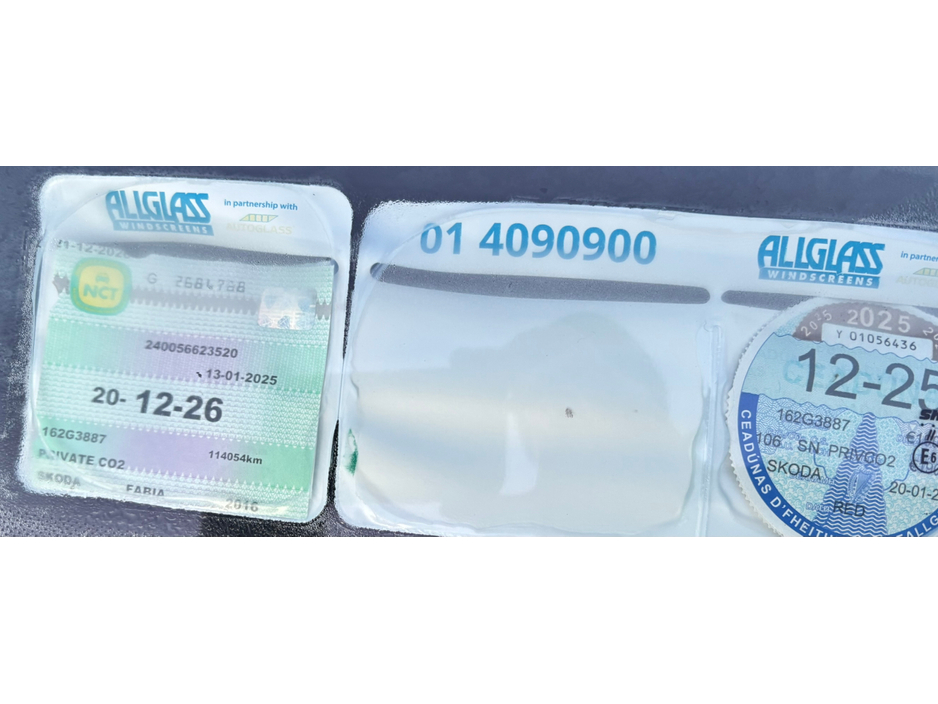 2016 Skoda Fabia  €7,995