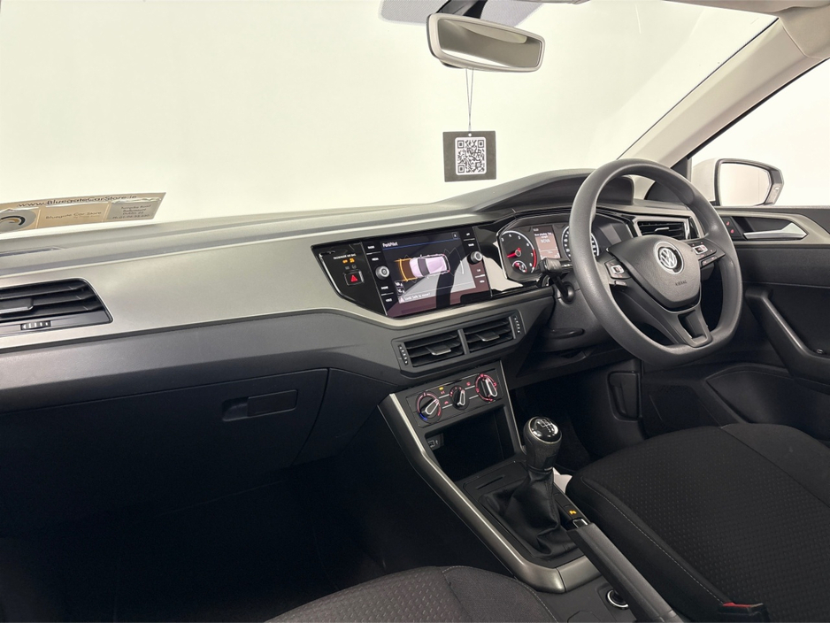2018 Volkswagen Polo NEW NCT COMFORTLINE 1.0 MANUAL**MULTIFUNCTIONAL STEERING WHEEL**TOUCH SCREEN MEDIA DISPLAY**PARKING SENSORS**APPLE CARPLAY**BLACK CLOTH INTERIOR**SEMI DIGITAL DASH**ISOFIX**FINANCE AVAILABLE** €14,495