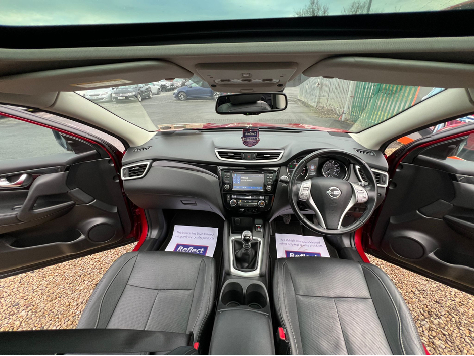 2017 Nissan Qashqai ==1.5 DCI TEKNA //FULL LEATHER//PAN ROOF//HEATED SEATS== €11,950