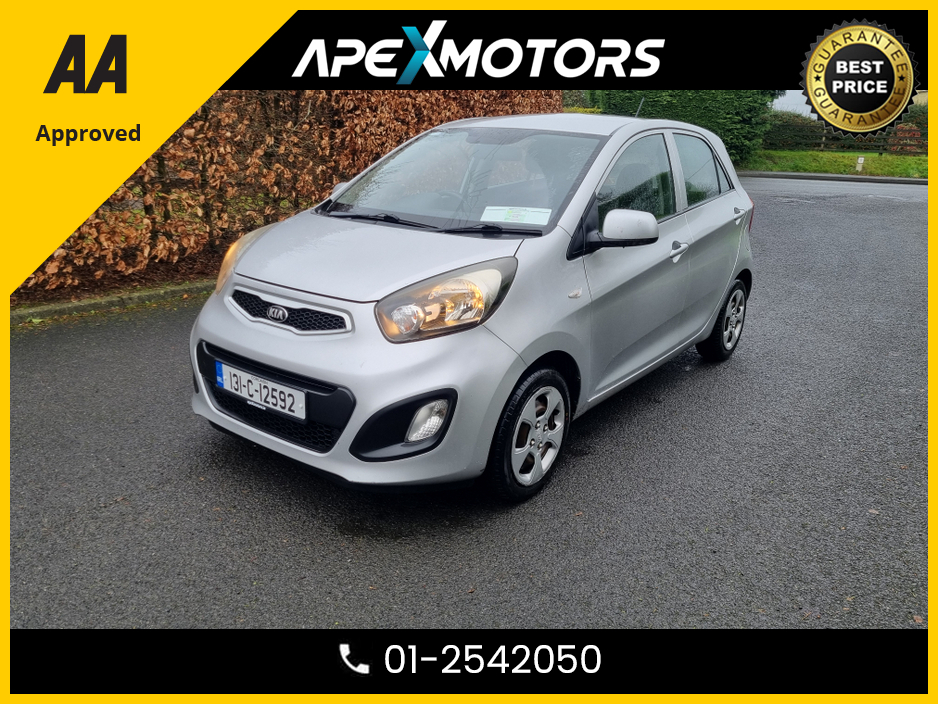 2013 Hyundai i10 1.0 5Dr ( KIA PICANTO) * NEW MODEL  * 5DR HATCH * NCT SEP-26 * LOW TAX * IMMACULATE * 5-STAMPS SERVICE HISTORY * AA APPROVED * 101 SAFETY CHECKLIST * 2-KEYS * 12-MONTH ROADSIDE ASSIST * CAREFUL OWNER €5,749