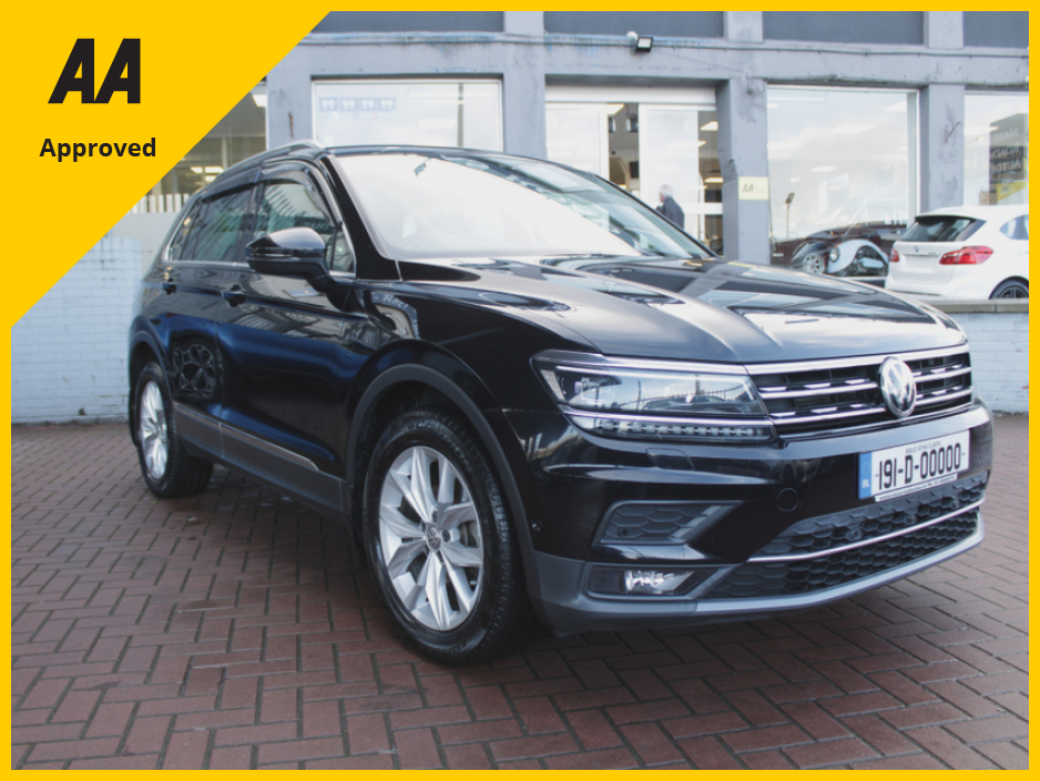 2019 Volkswagen Tiguan 2.0TDI 150BHP R-LINE EDITION 4 MOTION  AUTOMATIC // 1 OWNER CAR WITH ONLY 124,000KMS // BUY WITH CONFODENCE AA AND SIMI APPROVED DEALER 2026 // FINANCE ARRANGED // ALL TRADE INS WELCOME // €25,950