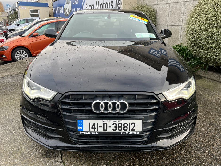2014 Audi A6 S-LINE BLACK EDITION AUTOMATIC 174BHP 2.0 DIESEL //BOSE SOUND SYSTEM//FULL LEATHER//HEATED SEATS// €14,950