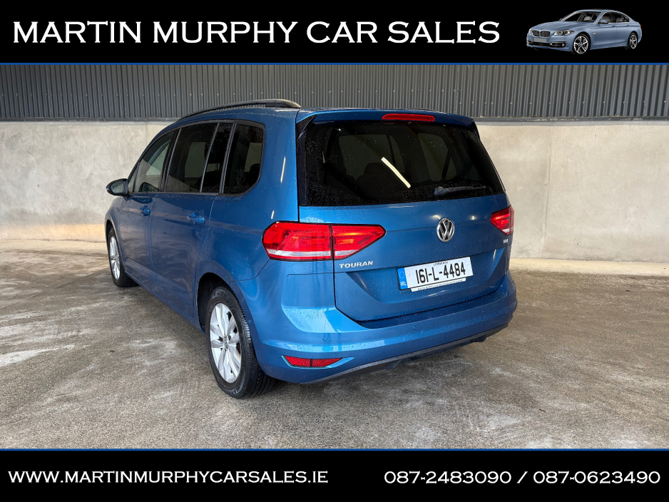 2016 Volkswagen Touran COMFORTLINE 1.6 TDI 110 BHP €12,950