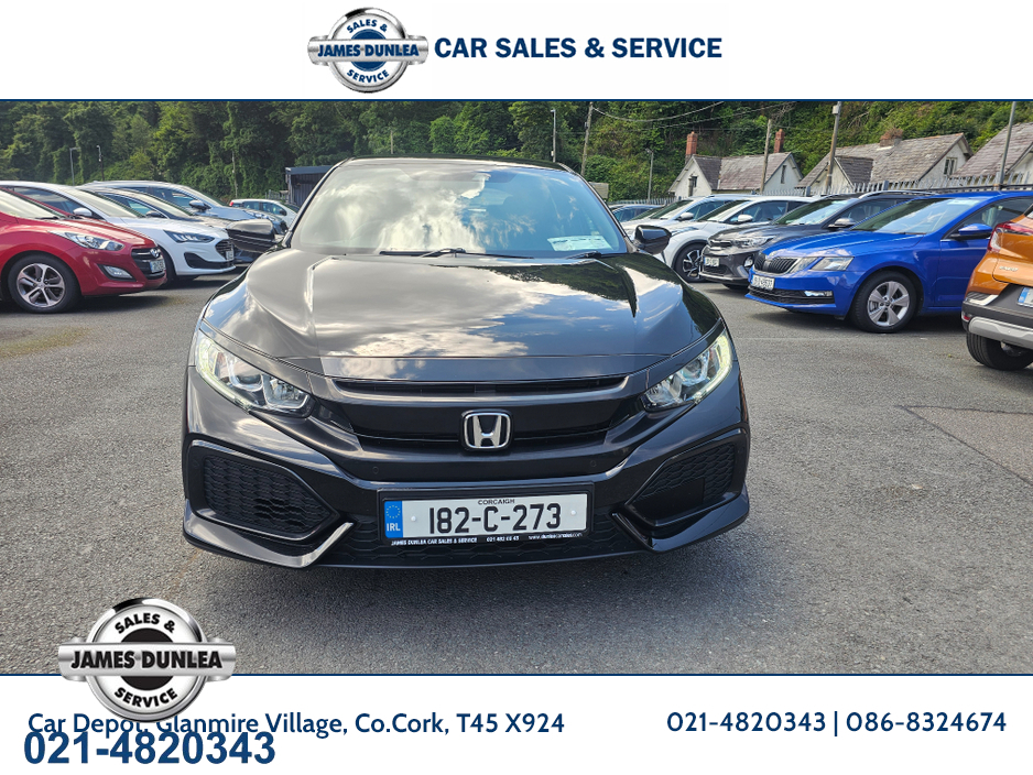 2018 Honda Civic 5DR 124BHP SMART CVT AUTO €17,950