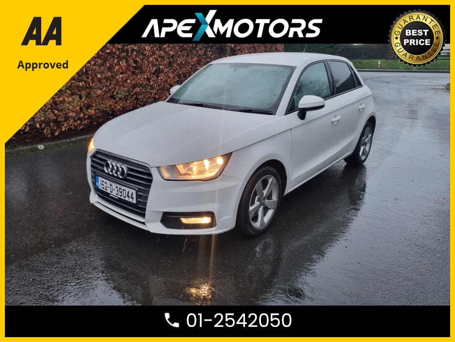 2015 Audi A1 FINANCE ARRANGED * TDI SPORT 116PS 5DR * NEW NCT NOV-26 * IMMACULATE * AA APPROVED * 101 SAFETY CHECKLIST * TOP-SPEC 5DR HATCH * LOW TAX * 12-MONTH ROADSIDE ASSIST* VERY CAREFUL OWNER *CARTELL HISTORY €9,449