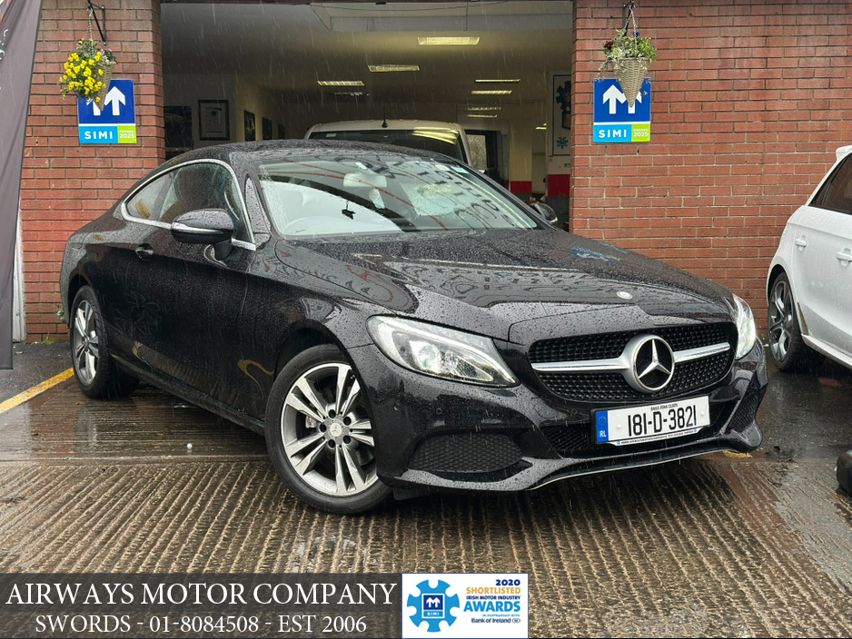 2018 Mercedes-Benz C Class C180 COUPE SPORT 2DR €22,950