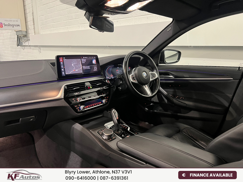 2022 BMW 5 Series 520d G30 LCI M Sport 2L Diesel 190bhp 4dr Auto - 222 Reg €42,995