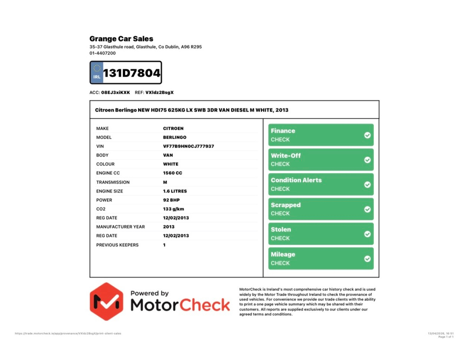 2013 Citroen Berlingo - image 3