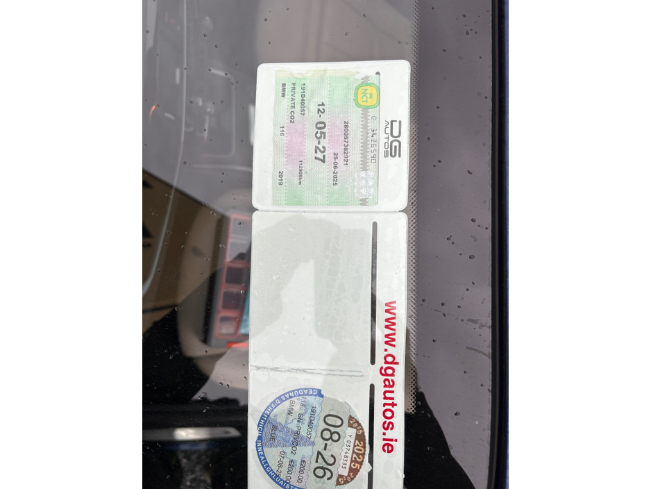 2019 BMW 1 Series 116D SPORT  AUTO - CREAM LEATHER €16,450