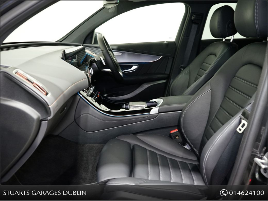 2023 Mercedes-Benz EQC EQC 400 AMG LINE: SELENITE GREY METALLIC WITH BLACK LEATHER, SUNROOF, 21” DIAMOND CUT TURBINE ALLOYS, SIDE RUNNING BOARDS, KEYLESS ENTRY €39,945