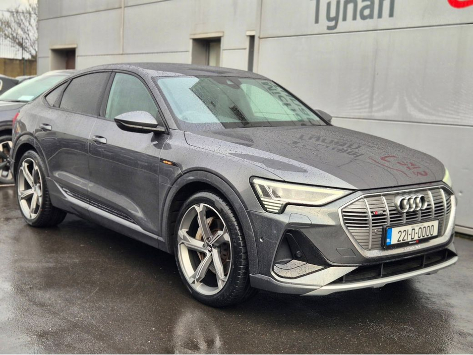 2022 Audi e-tron 55 S Line Sportback Quattro (408bhp) Upgraded 22'' Alloys + Black Edition Styling ( Nov '22 Reg ) Trade in Price €38, 999 €37,999