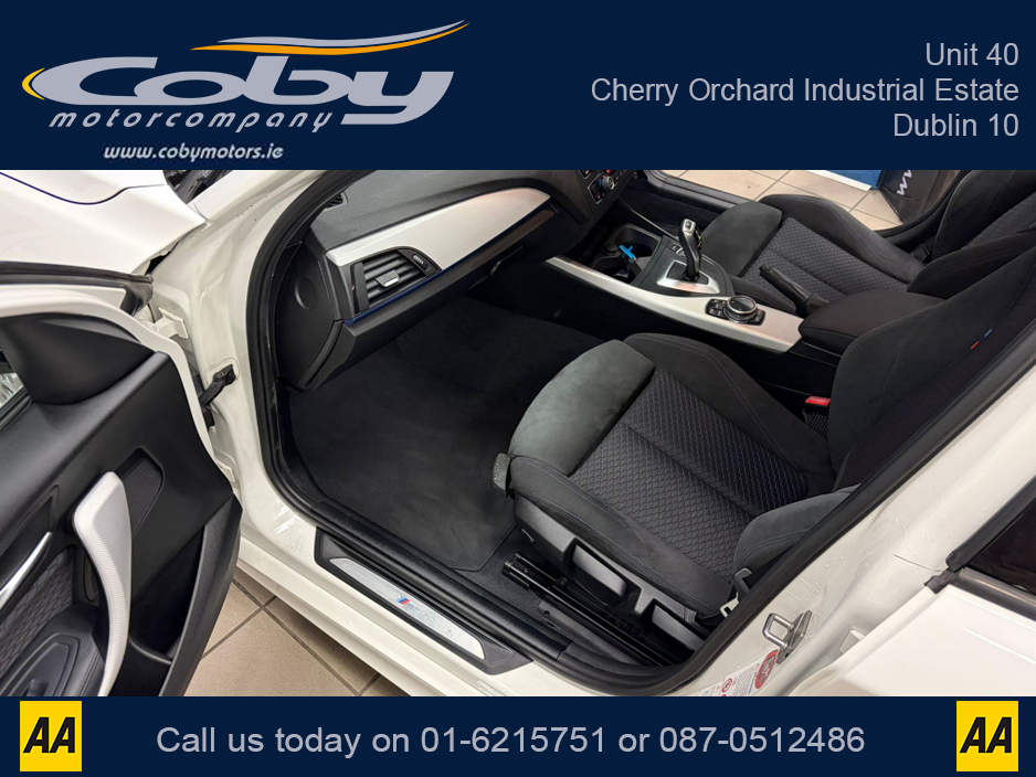 2014 BMW 1 Series 1.6 5DR AUTO M-Sport . NCT, Cruise Control, Dual Climate Control, Alloy Wheels, Revers Camera, Bluetooth, Folding Rear Seats, CD Player & more. €12,950