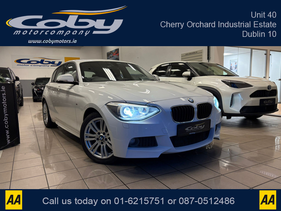 2014 BMW 1 Series 1.6 5DR AUTO M-Sport . NCT, Cruise Control, Dual Climate Control, Alloy Wheels, Revers Camera, Bluetooth, Folding Rear Seats, CD Player & more. €12,950