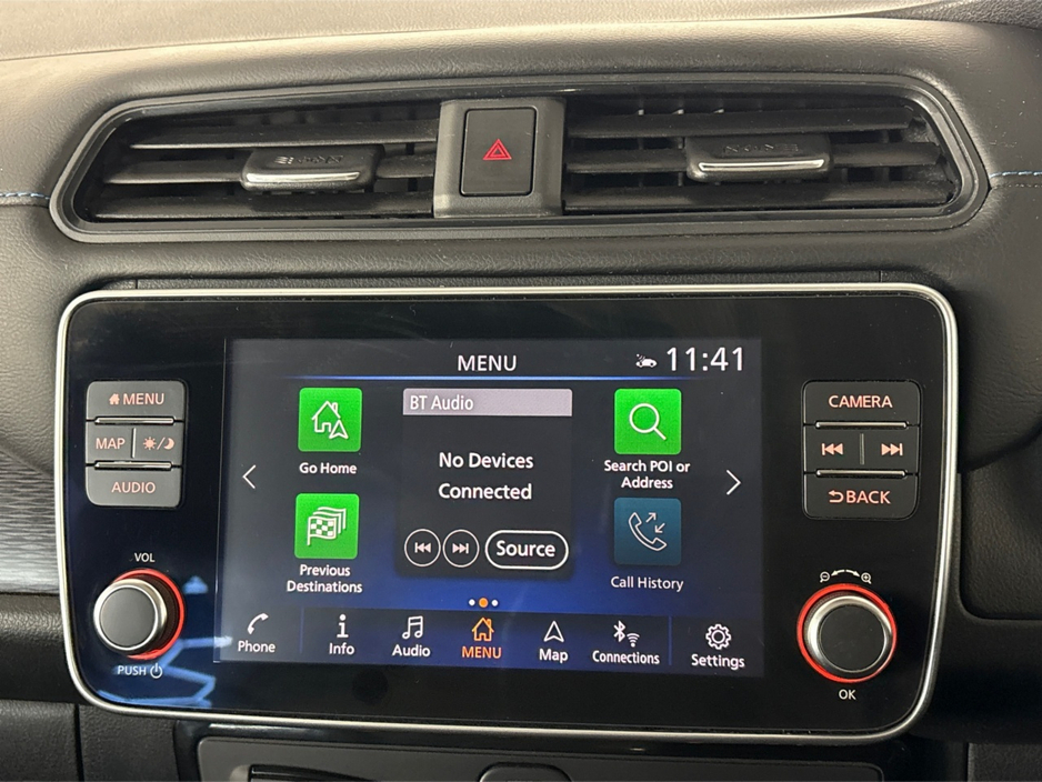 2021 Nissan Leaf PREMIUM 40KW**SEMI DIGITAL DASH**TOUCHSCREEN BLUETOOTH MEDIA**NAVIGATION**REVERSE CAMERA**PARKING SENSORS**ECO MODE**MULTIFUNCTIONAL STEERING WHEEL**CRUISE CONTROL**AUTO LIGHTS**AUTO WIPERS**ISOFIX** €14,995