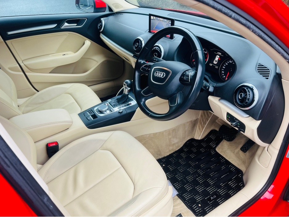 2016 Audi A3 Saloon 2 KEYS // CREAM LEATHER INTERIOR // REVERSE CAM €16,950