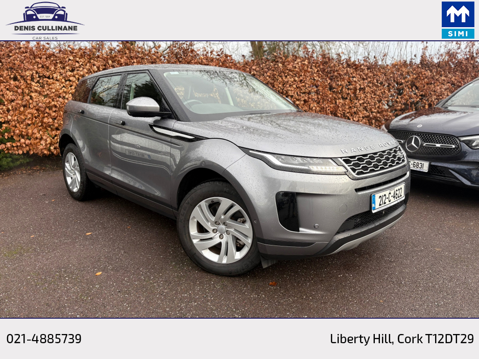 2021 Land Rover Range Rover Evoque 1.5 300PS PHEV S AUTO | STUNNING 1 OWNER LOW MILEAGE EXAMPLE | FULL MAIN DEALER SERVICE RECORD | GREAT SPEC | ALL TRADE INS WELCOME | WALKAROUND VIDEO ON REQUST. €32,950