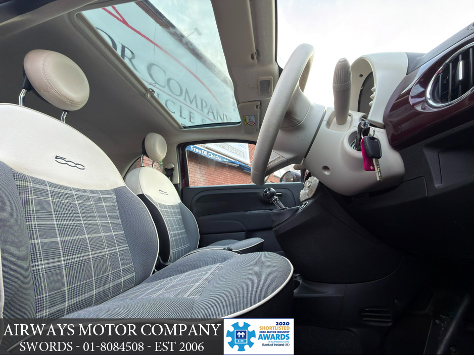 2020 Fiat 500 LOUNGE 1.0 3DR - PANROOF & LOW KMS €14,250