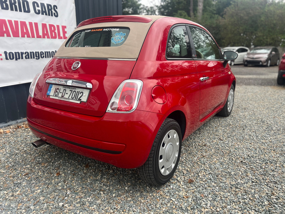 2016 Fiat 500 1.2 69hp Lounge C €9,499