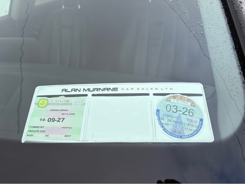 2017 Audi A5 2.0 TDI SPORT BLACK EDITION STYLING 190BHP €19,950