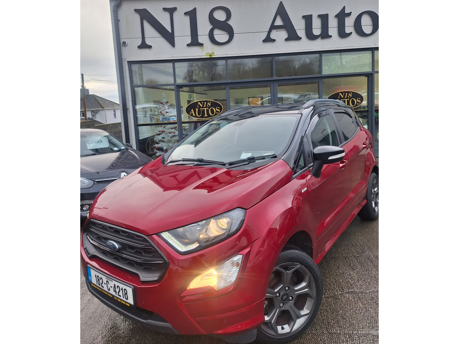 2018 Ford Ecosport 1.0 120PS 4DR ST-LINE €13,995
